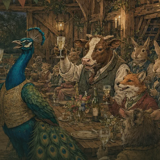 The Pig & Peacock logo